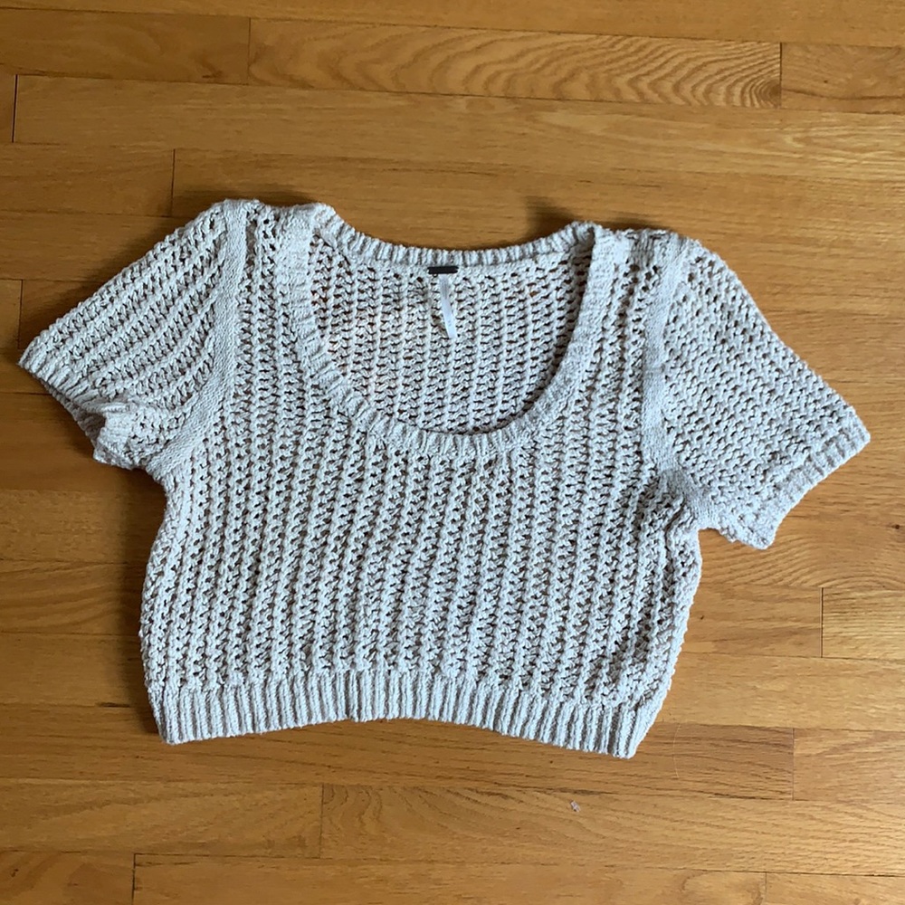 Free People Cropped Sweater